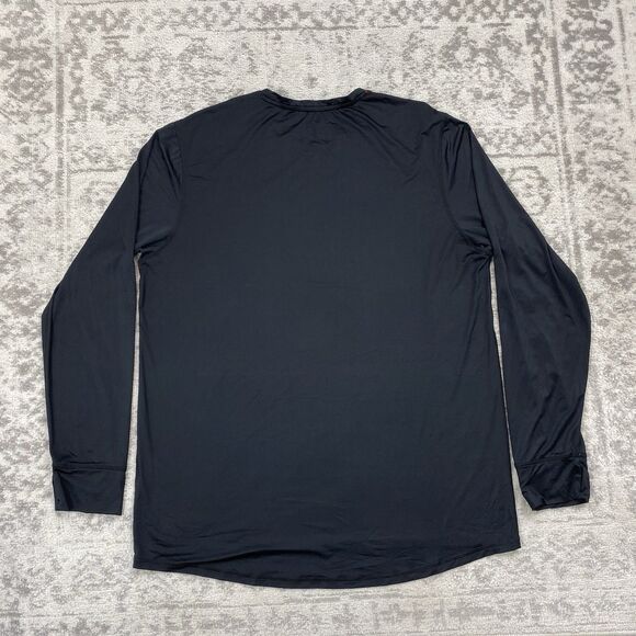 Wrangler Pullover Long Sleeve Workwear Black Stretch Long Sleeve Size XXL 2XL - Picture 4 of 5